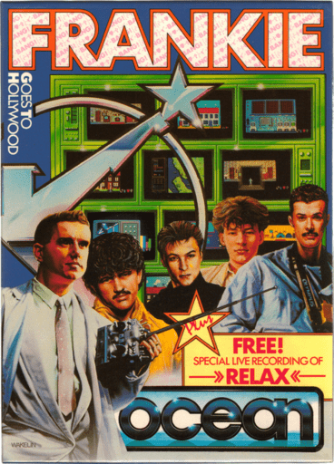 Frankie Goes to Hollywood box art for ZX Spectrum